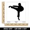 Martial Arts Karate Kick Solid Waterproof Vinyl Phone Tablet Laptop Water Bottle Sticker Set - 5 Pack